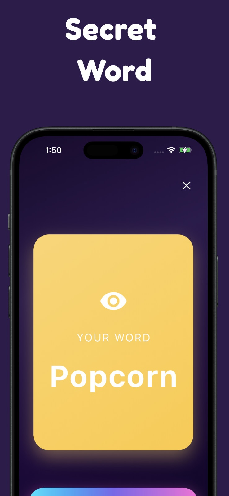 Secret Word Feature